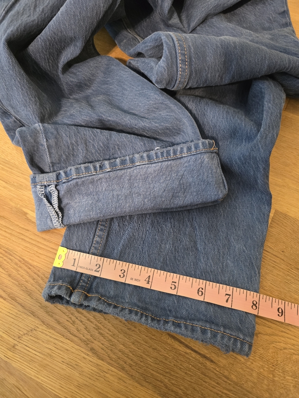 Abercrombie & Fitch Curve Love The '90s Straight Mid Rise Jean 31XL - Picture 13 of 13